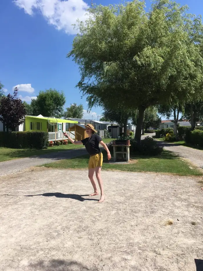 Badminton au camping à Quend